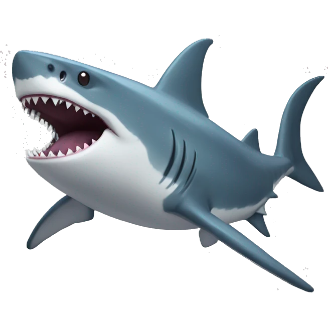 Full body shark-Digimon on four legs emoji