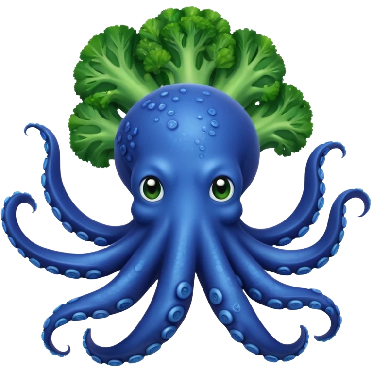 🥦🐙💙 emoji