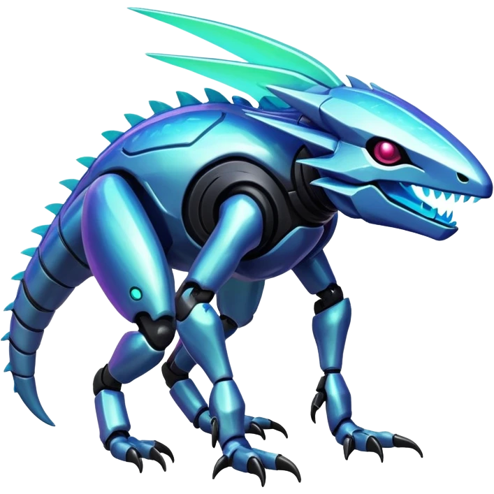  exotic tropical cyber-Protogen-Fakémon-Vernid-creature emoji