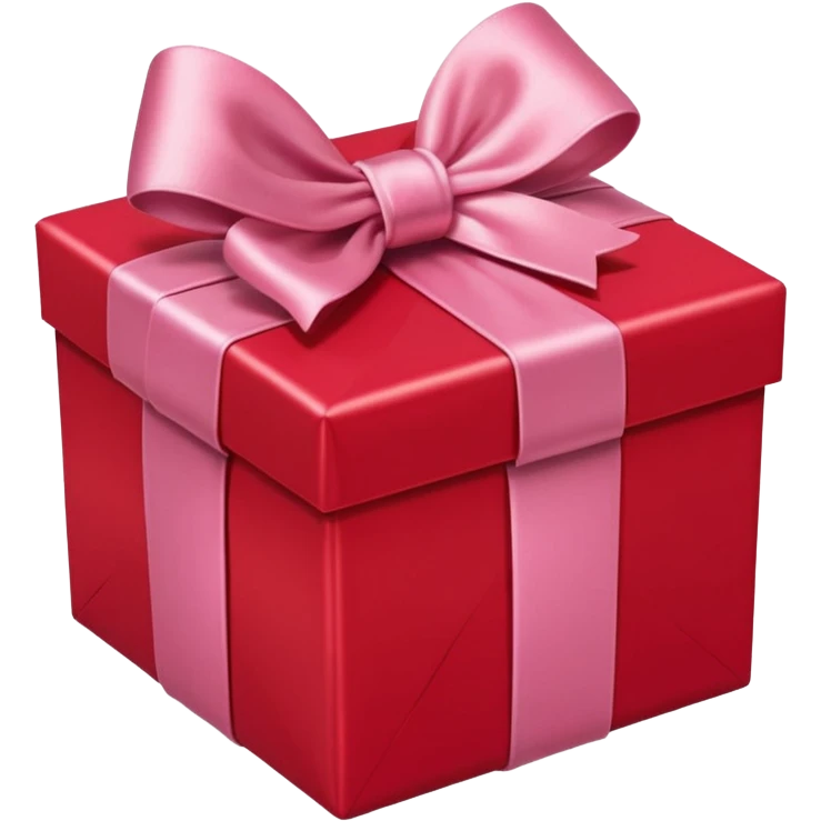red gift box with pink bow emoji