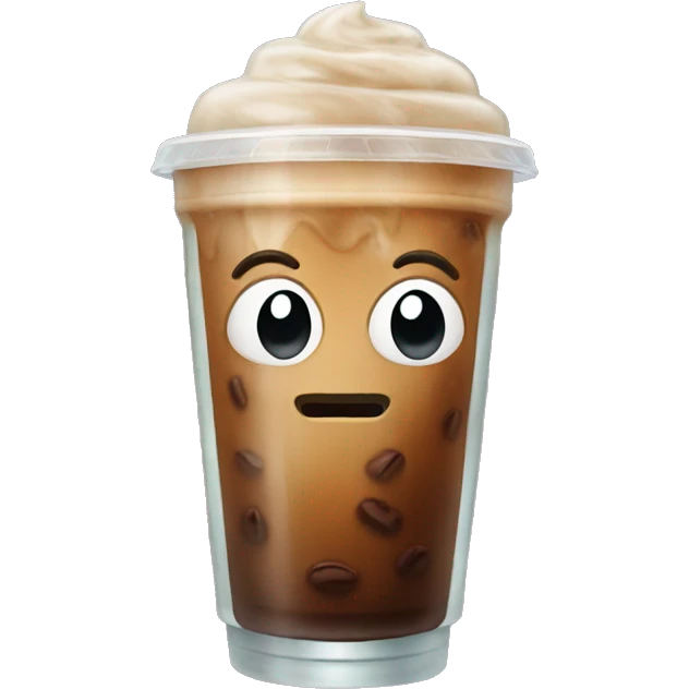 Iced coffee emoji