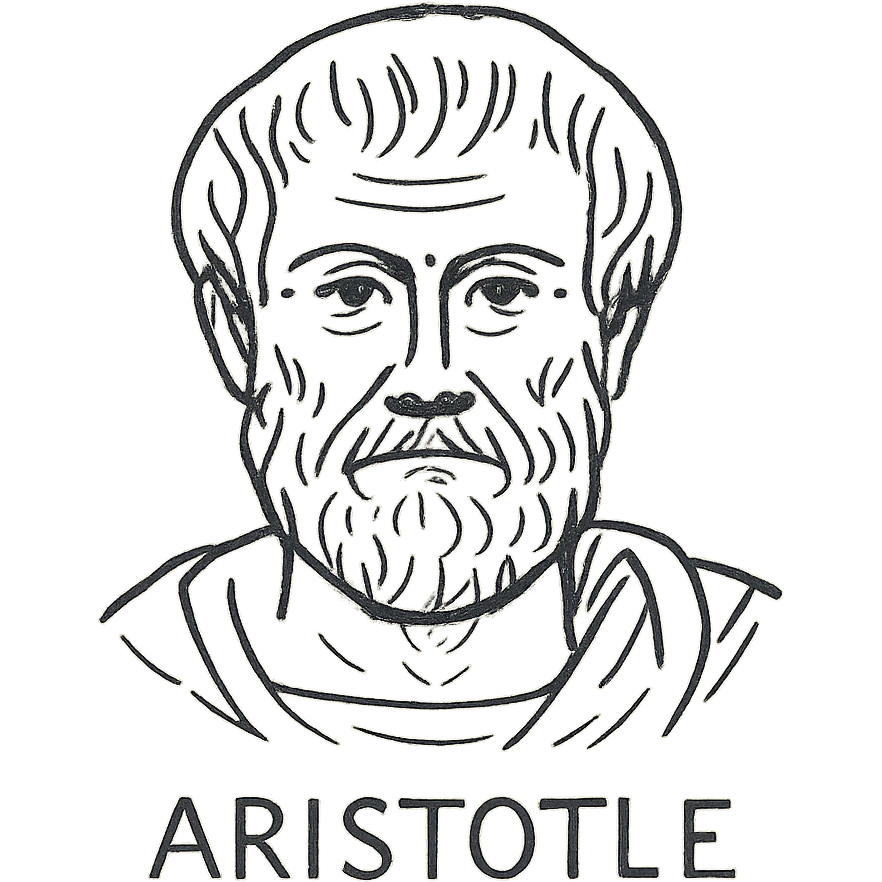 a portrait of aristotle emoji