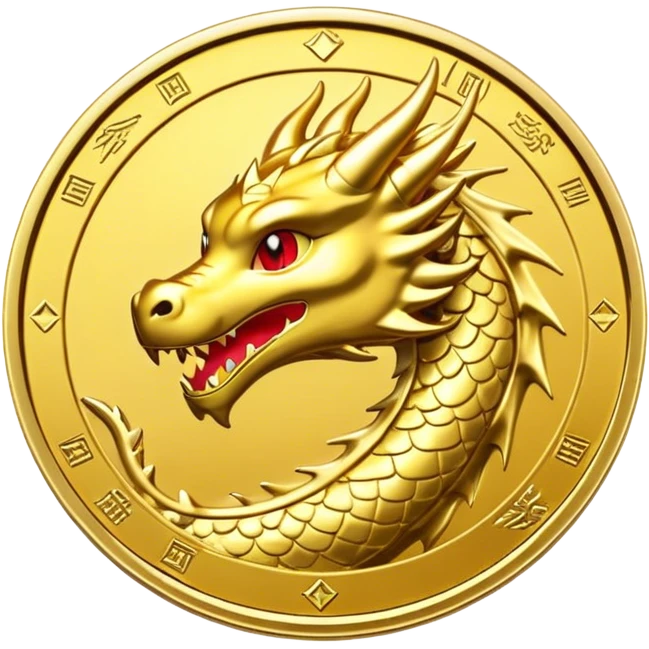 Dragon coin emoji