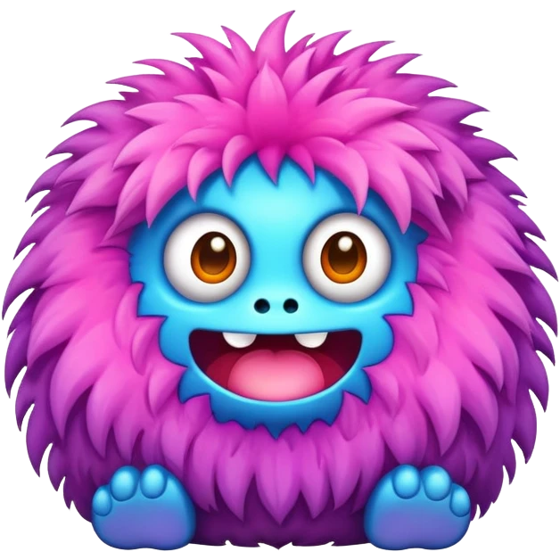 Cute monster emoji
