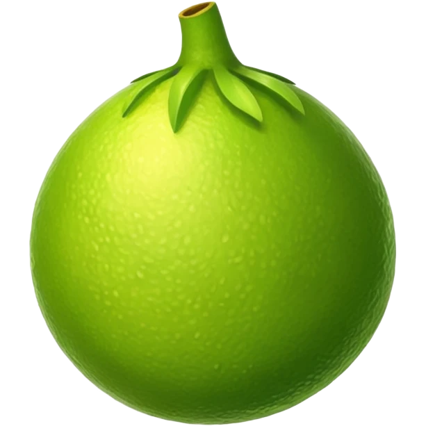 lime peel for a cocktail emoji