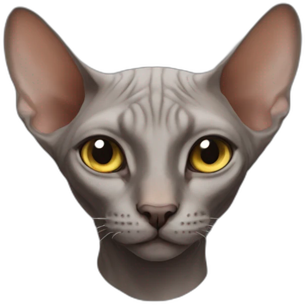 Sphinx Cat head reality emoji