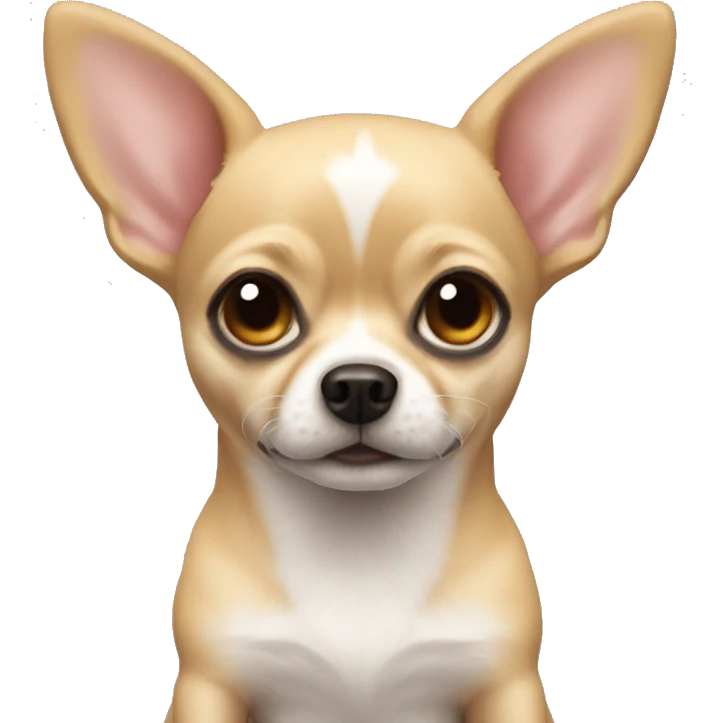 Un perrito chihuahua que siempre me está ladrando emoji