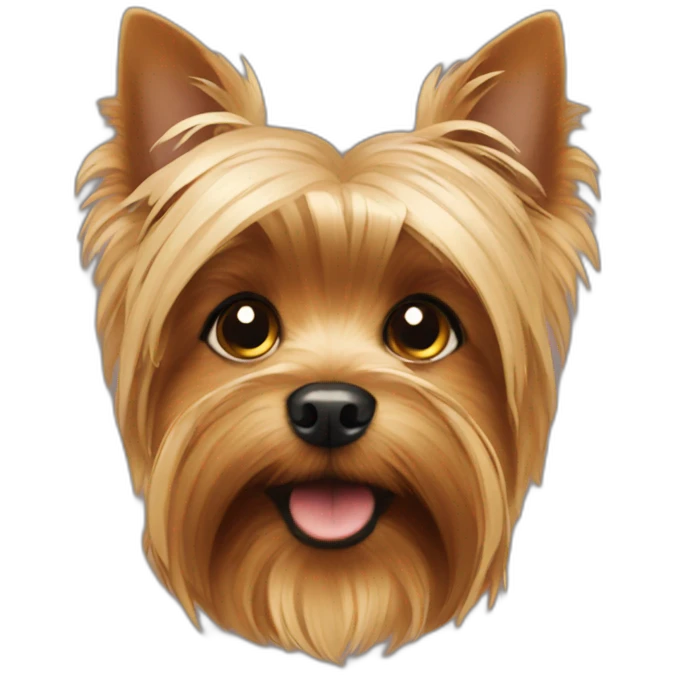 Yorkshire terrier emoji