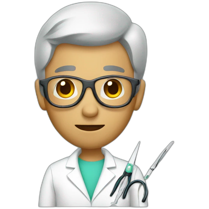 Dr. With scalpel emoji