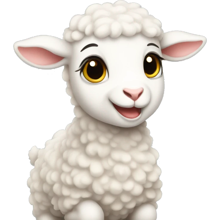 Baby lamb  emoji