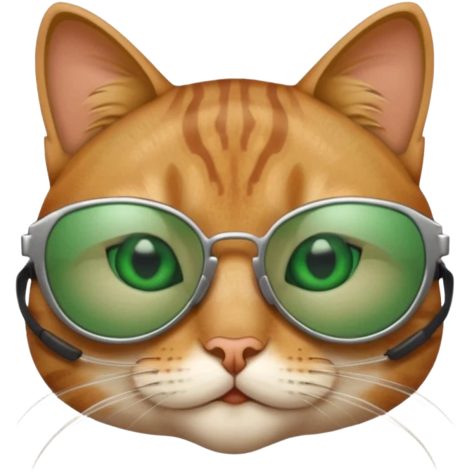 Cat wearing sunglasses emoji