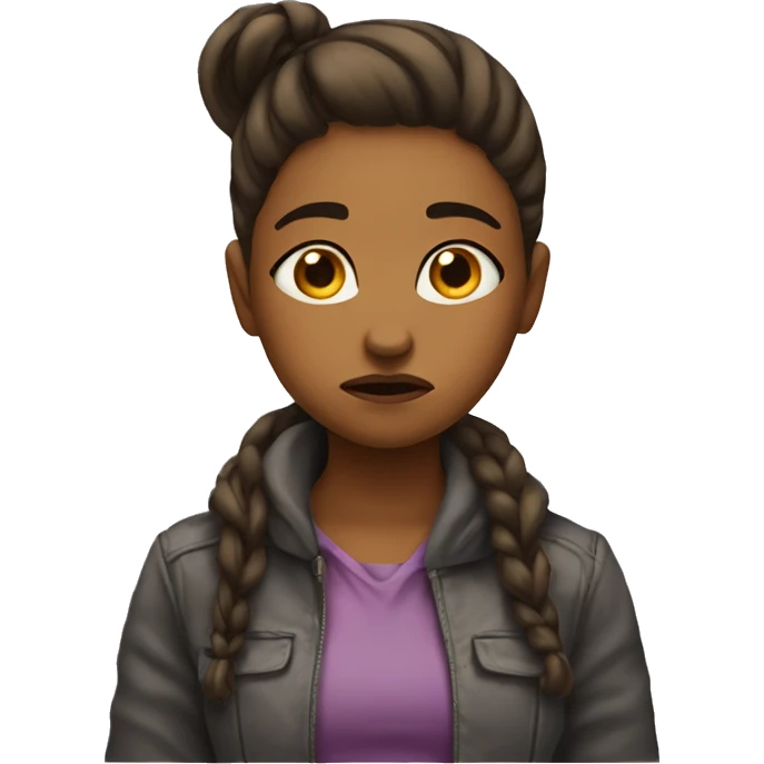 Girl pouting emoji emoji