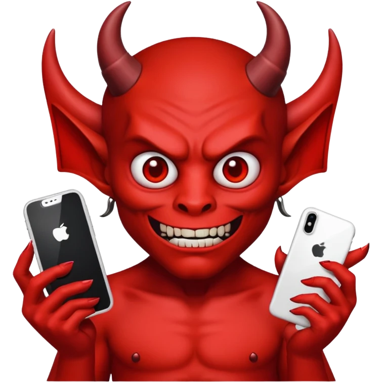 Diablito de iphone emoji