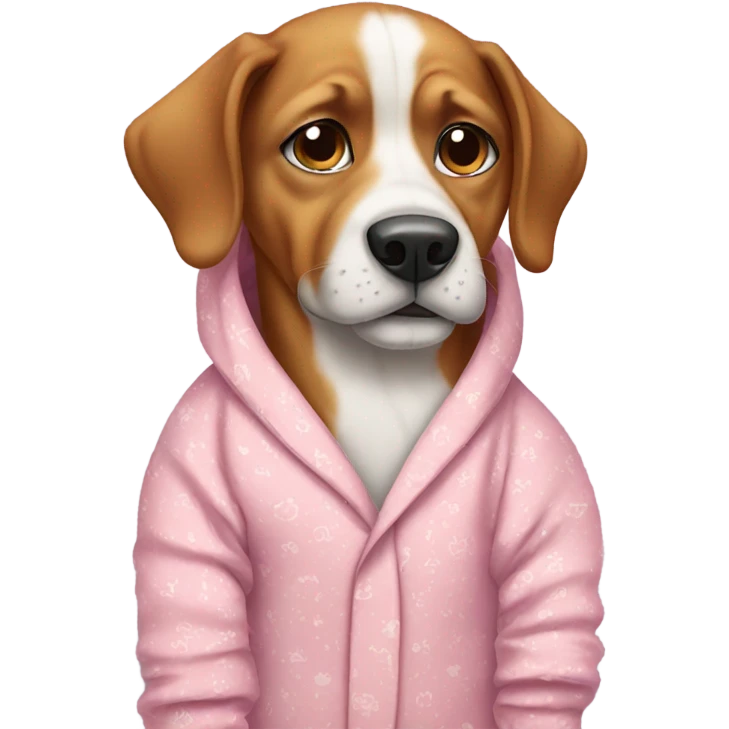 Dog with pajama emoji