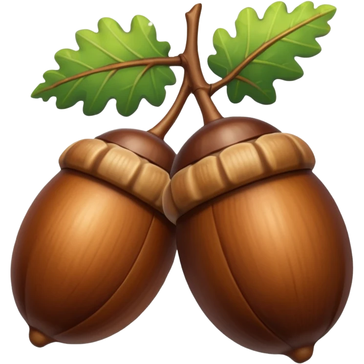 oak acorns emoji