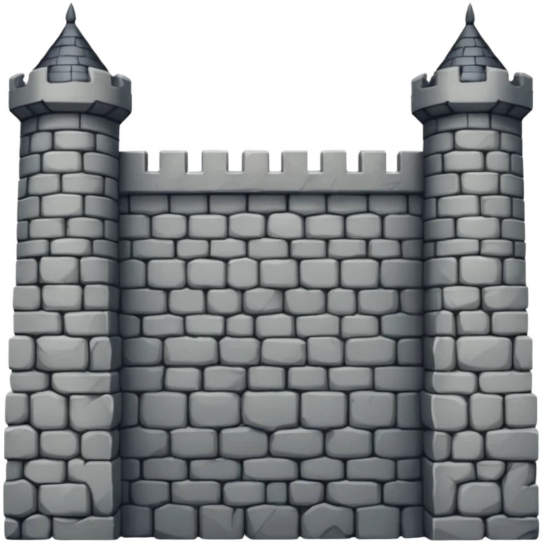 Castle Wall, like in the great wall of china emoji