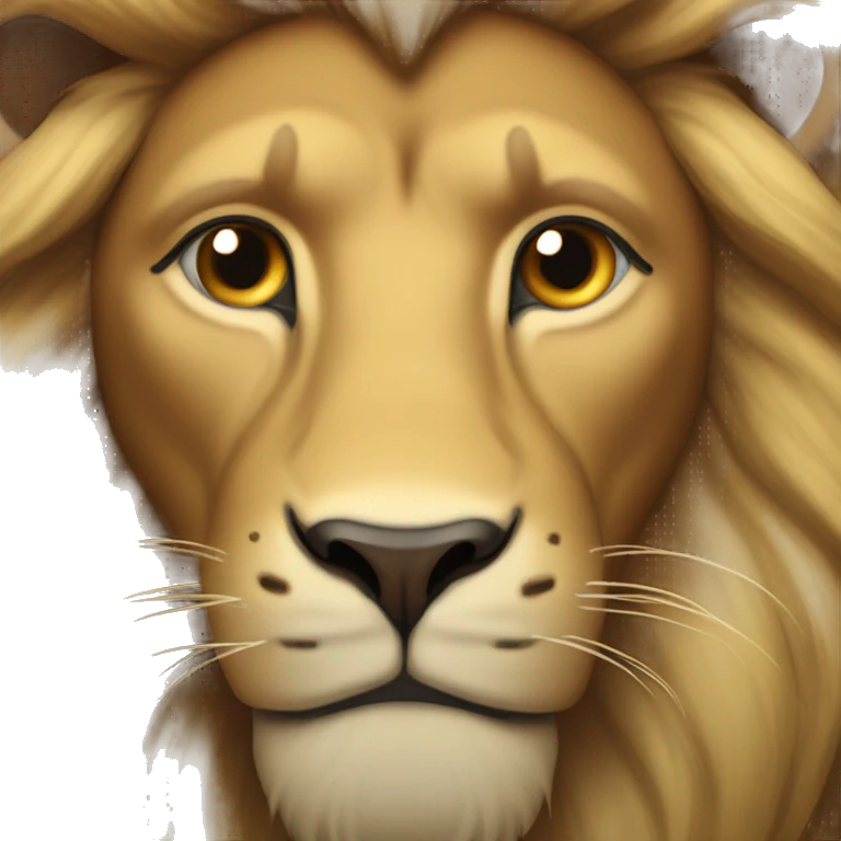 Lion face emoji