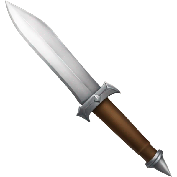 Picture of a dagger emoji