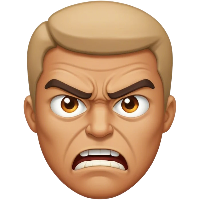 Angry man emoji