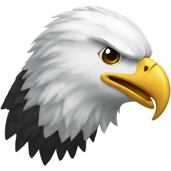 Bald eagle Christmas emoji
