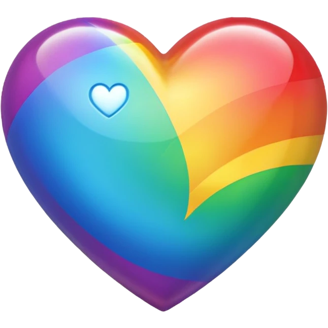 rainbow heart emoji