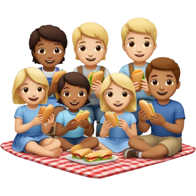 children picnic emoji