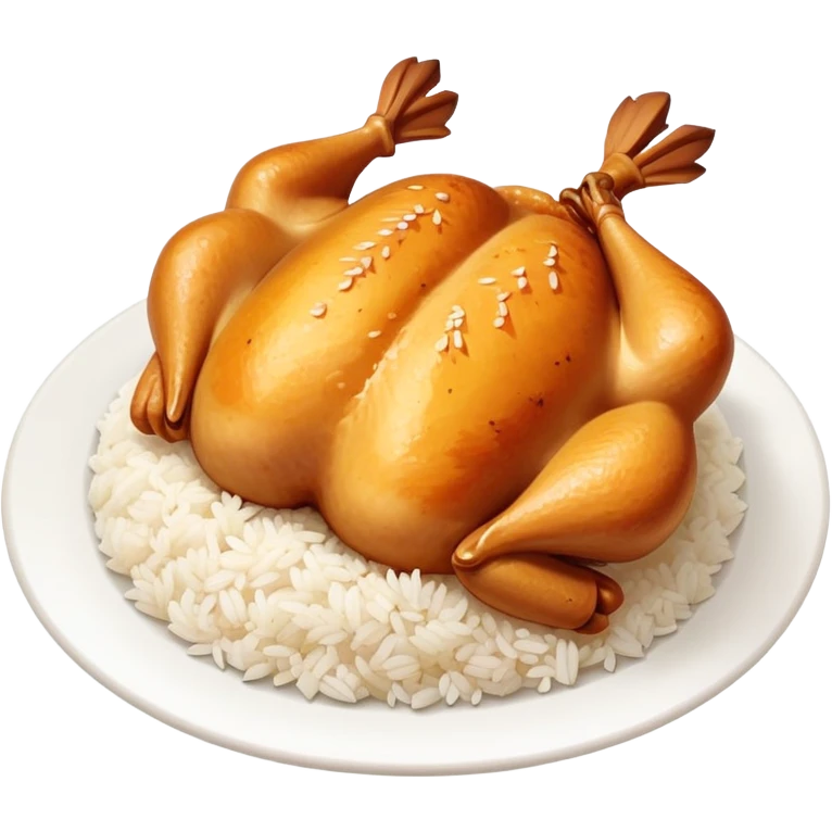 Chicken with rice emoji