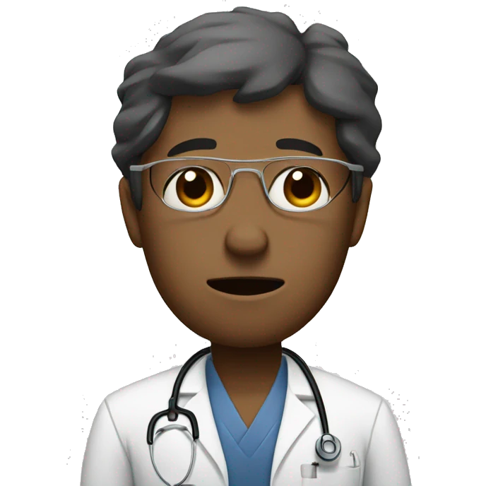 Tired doctor emoji