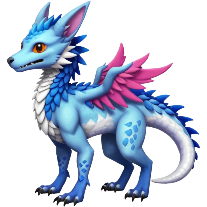 Trico-Vernid-Sergal-Protogen-Dutch-Angel-Dragon-fusion-animal-hybrid emoji