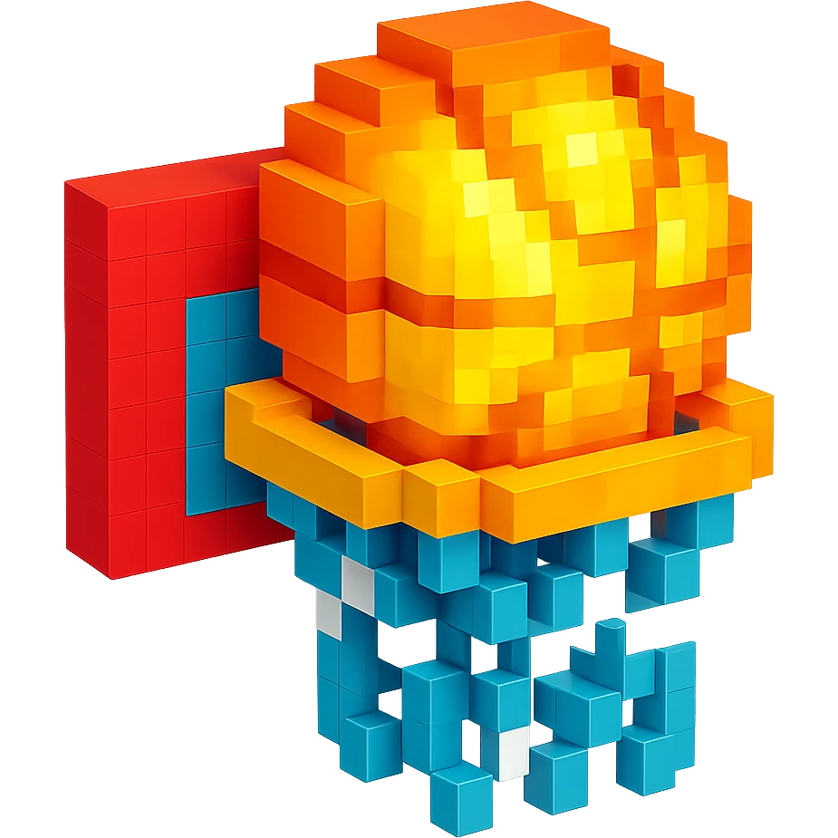 святящейся баскетбольный мяч в сетке, no background emoji