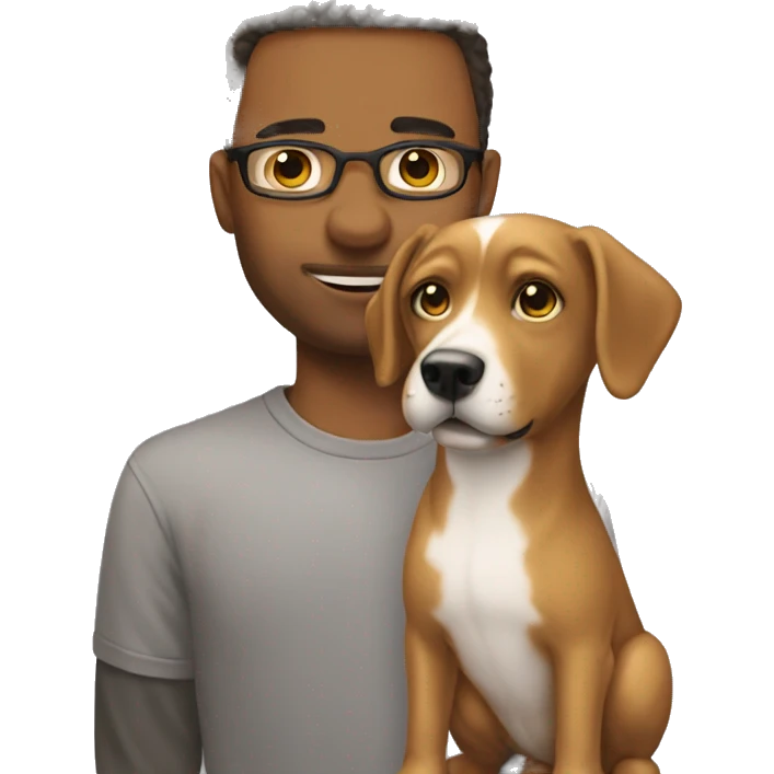 Me and dog emoji