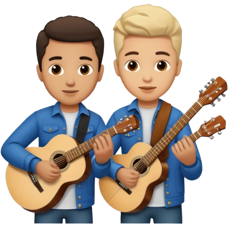 Junior H y Natanael Cano tocando la guitarra  emoji