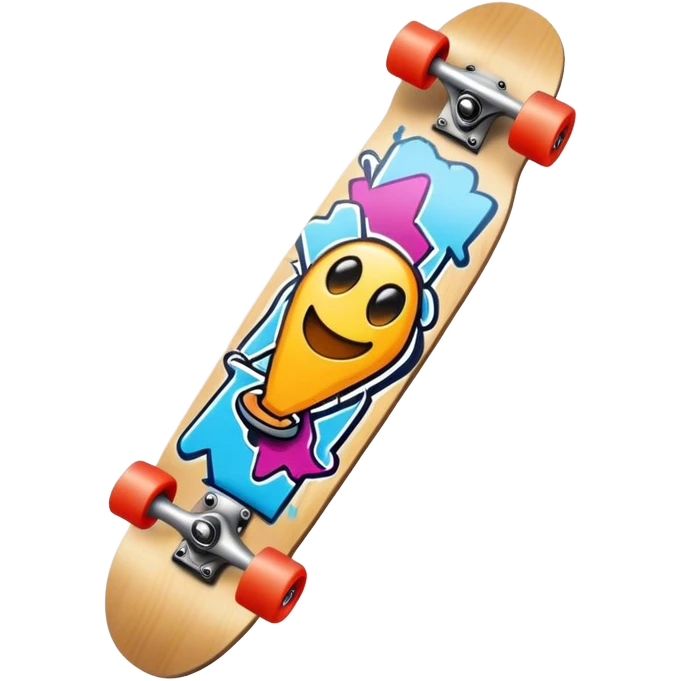 graffiti skate board emoji