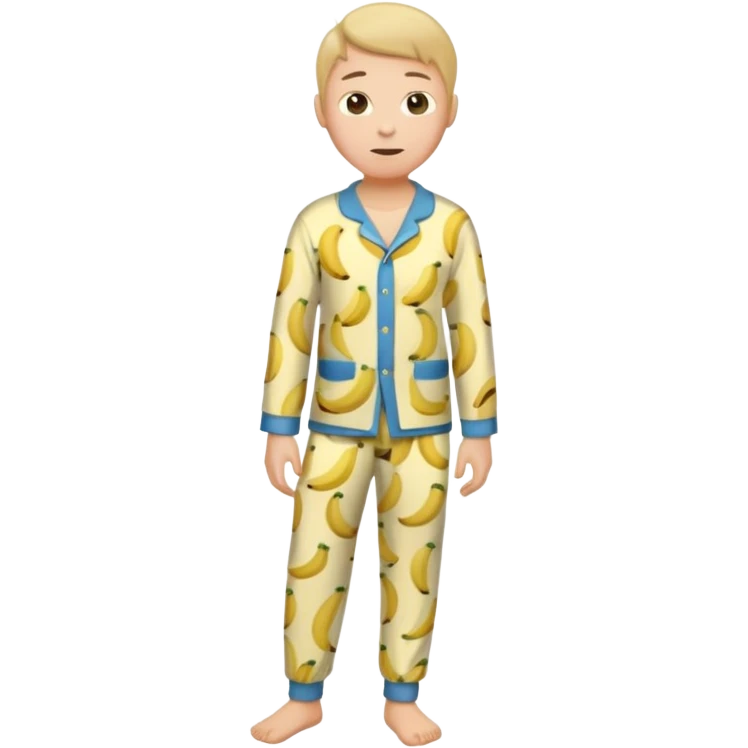 A banana pants in pajamas  emoji