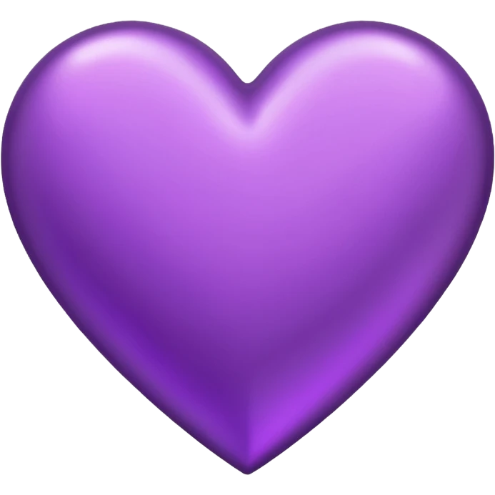 Purple heart emoji