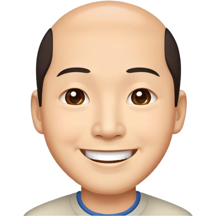 smiling Chinese man emoji