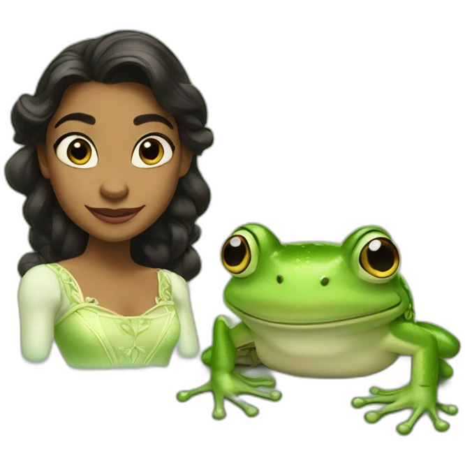 Tiana-and-the-frog emoji