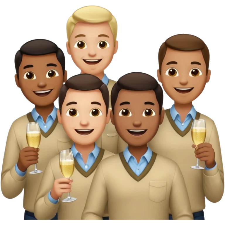 men eating at restaruant emoji
