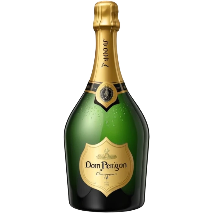 A dom perignon champange just bottle emoji