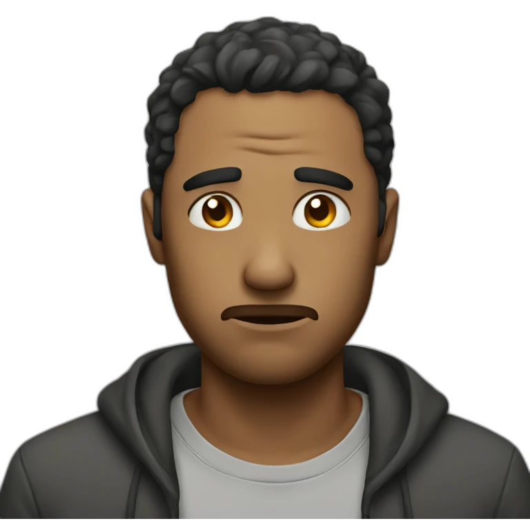 sad man emoji