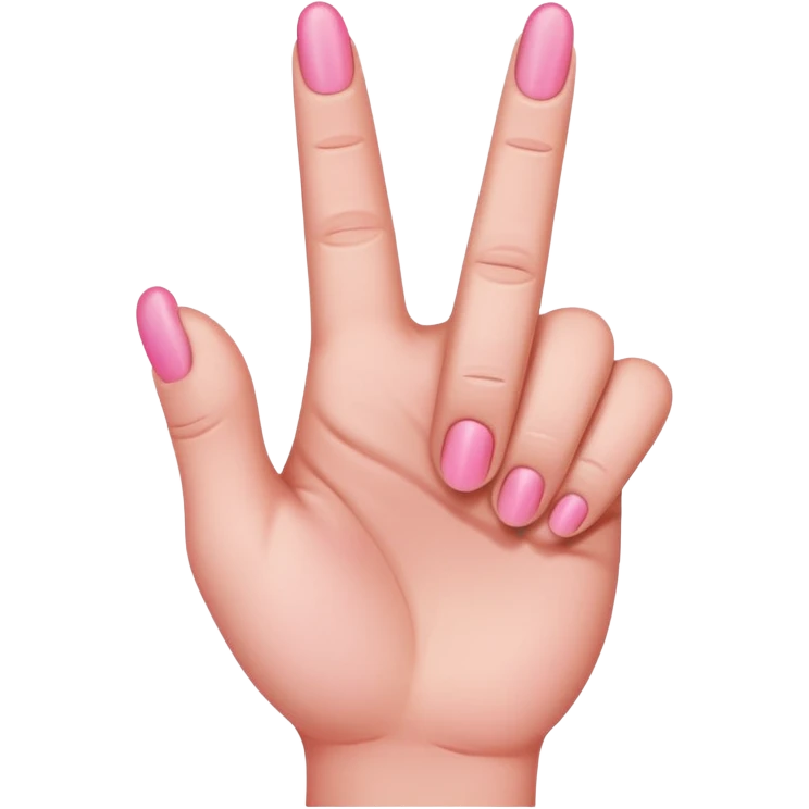 pink middle finger emoji