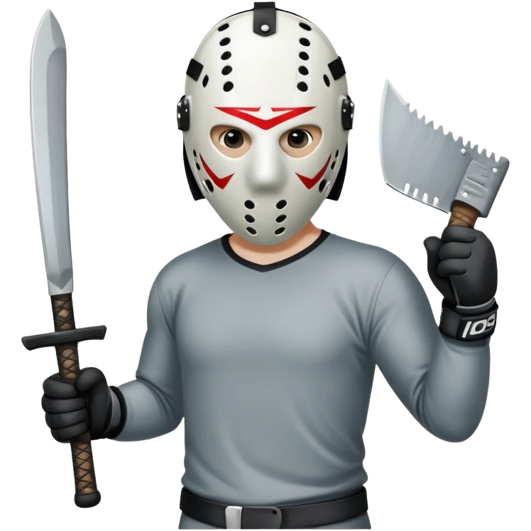 Jason from Friday the 13th emoji