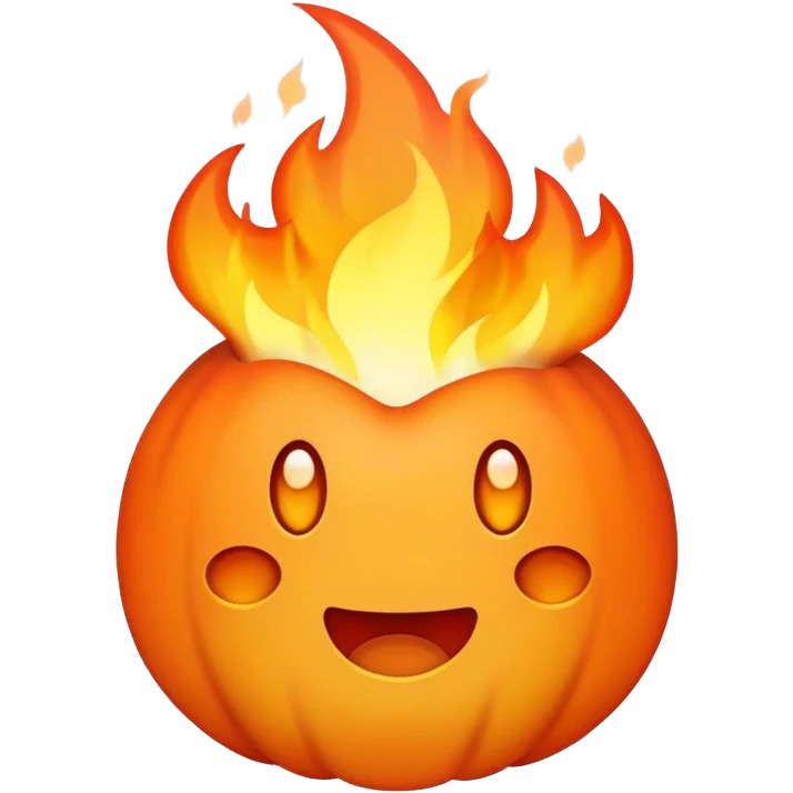 Fire burning in the stomach emoji