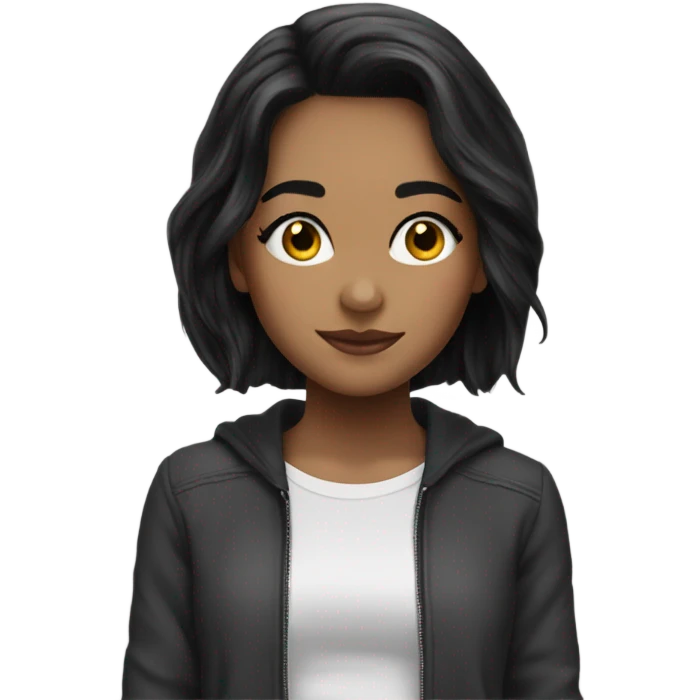 Mikey Madison actress realistic black hair emoji
