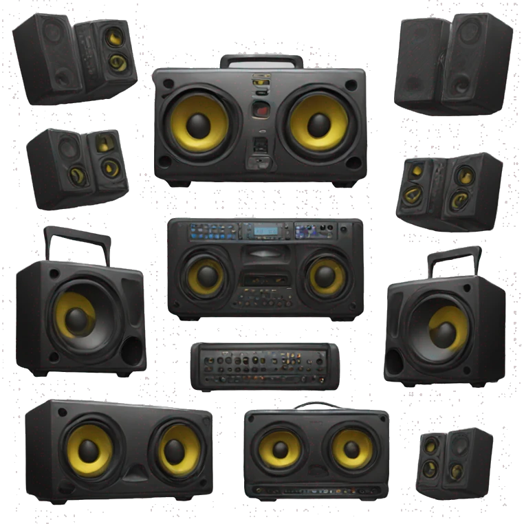 Sound system emoji