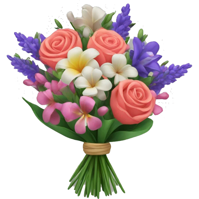 bouquet de fleurs  emoji
