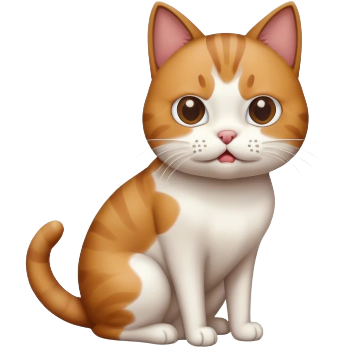 Cat pooping emoji