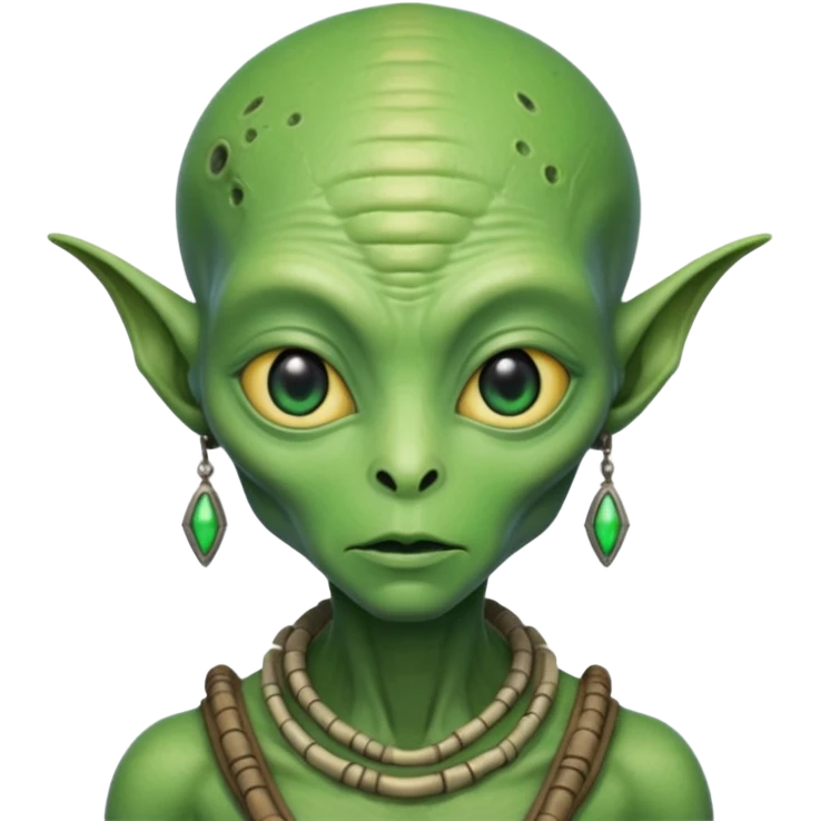 alien living in desert, accessories, just face  emoji