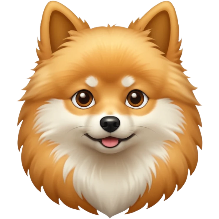 Шпиц светлая шерсть  emoji