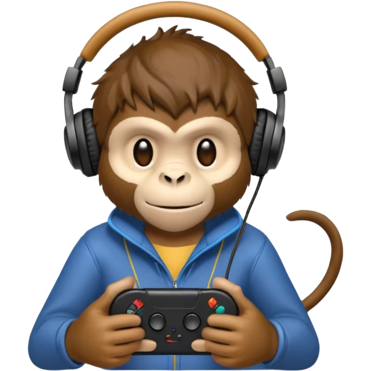 gamer monkey emoji